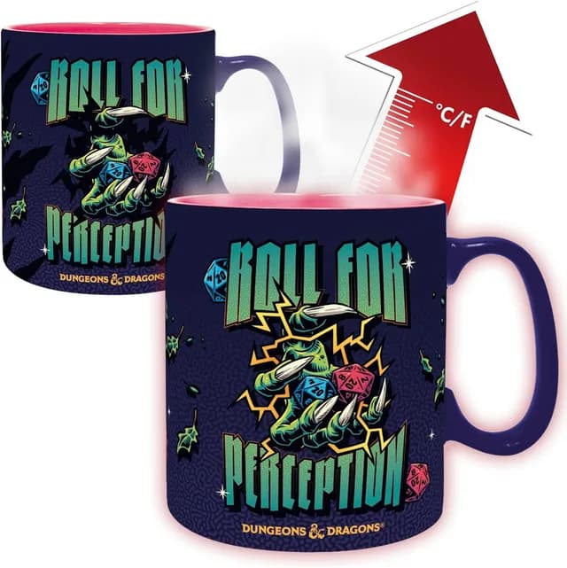 Dungeons & Dragons - Mug Heat Change - 460 Ml - Cardboard Box