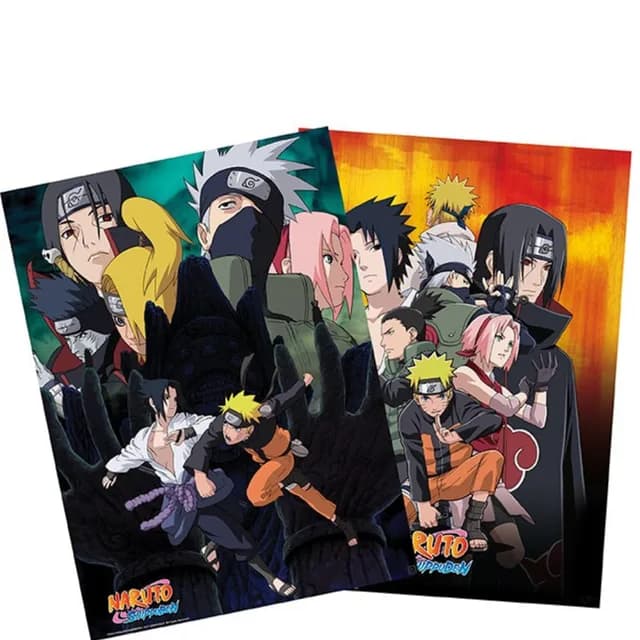 Naruto Shippuden - Set 2 Posters 52X38 - Ninjas