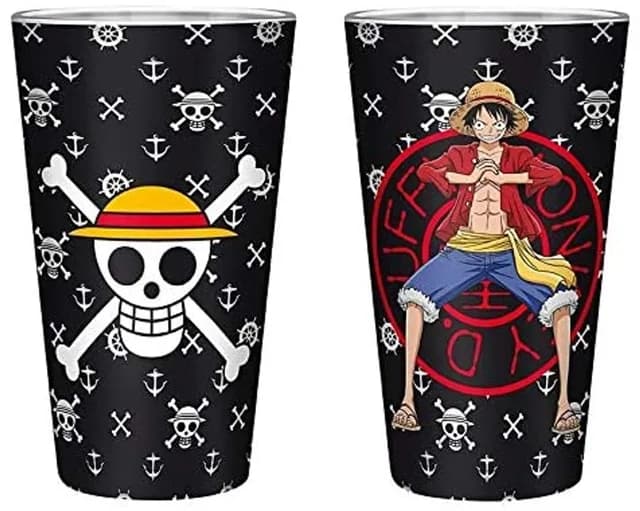 ONE Piece - Large Glass - 400ml - Luffy
