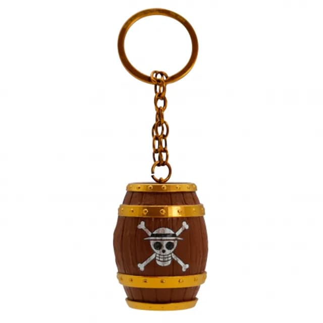One Piece PVC Schlüsselanhänger - Fass