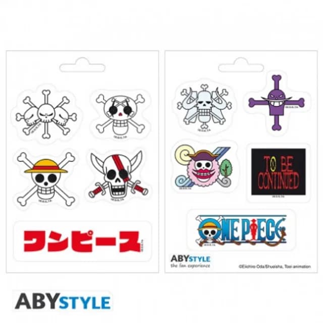 One Piece - Stickers - 16x11cm/ 2 Sheets - Emperors Skulls