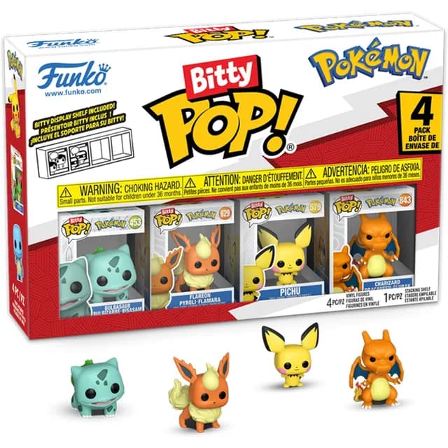 Pokemon Bitty POP! 4-Pack Series 3 Bisasam