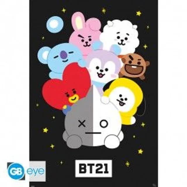 BT21 Characters 61 X 91.5cm Maxi Poster