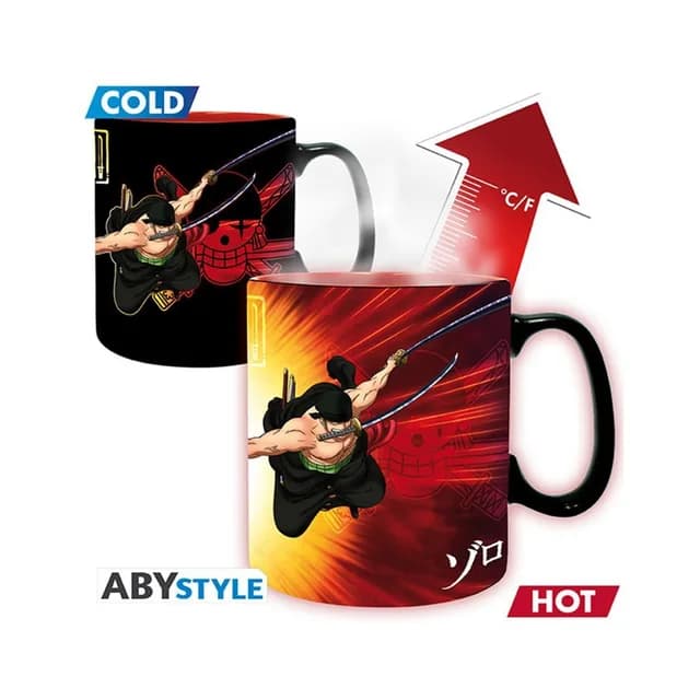 ONE Piece – Mug Heat Change – 460 Ml – Zoro & Sanji