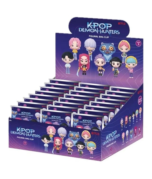 Porte-clefs - Boîte Mystère - KPop Demon Hunters - Foam Bag Clip Series 1