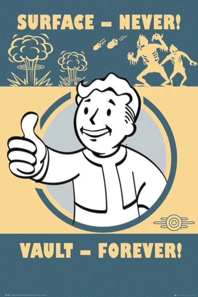 Poster Vault Forever Fallout